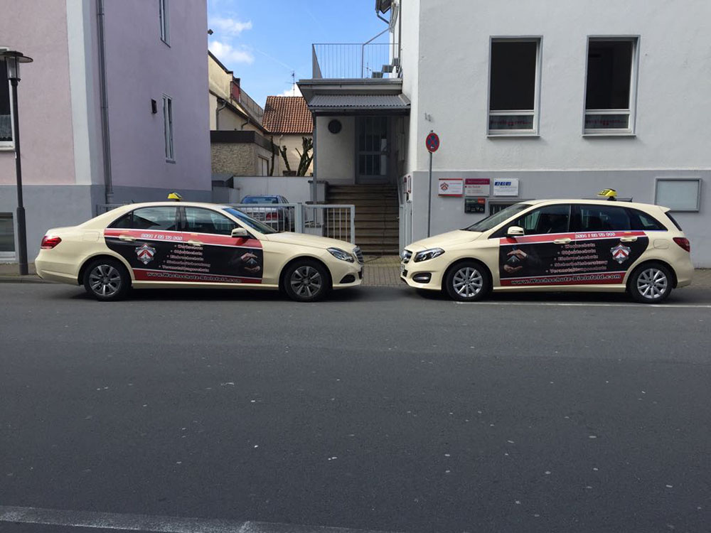 Taxi Werbung in Bielefeld